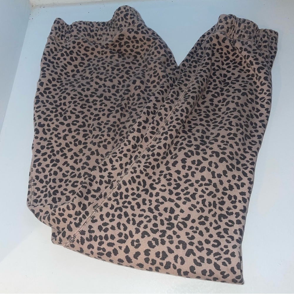 Abercrombie & Fitch Brown Leopard Print Lounge Pants